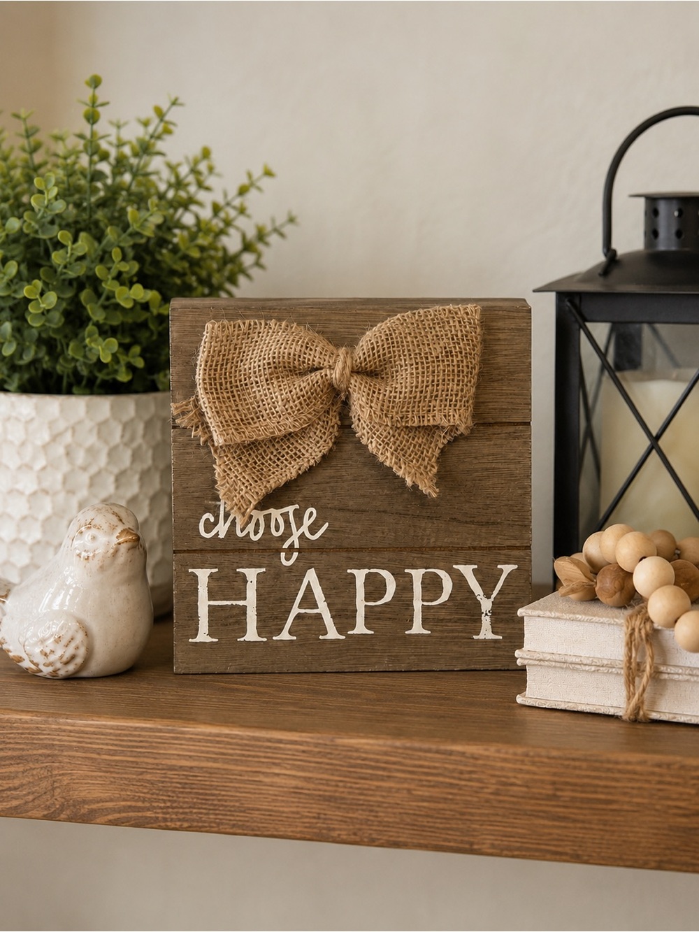 Rustic Farmhouse Wooden Decorative Box Sign
